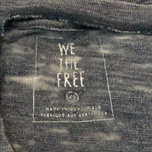 Free People | grey t-shirt - Picture 2 of 2
